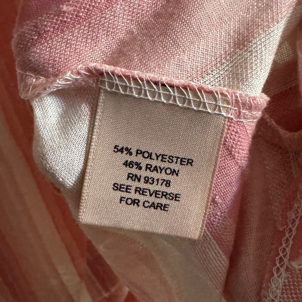 Casual Pink Striped Tunic Top - Women - Picture 6 of 7